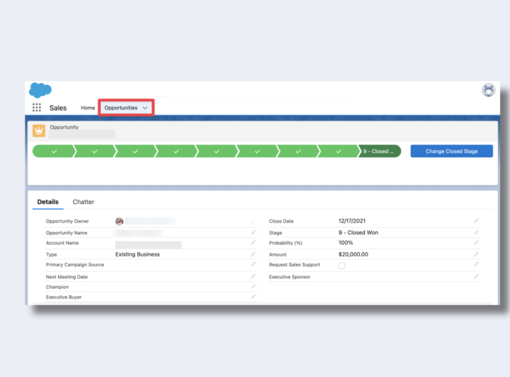 Salesforce funnel